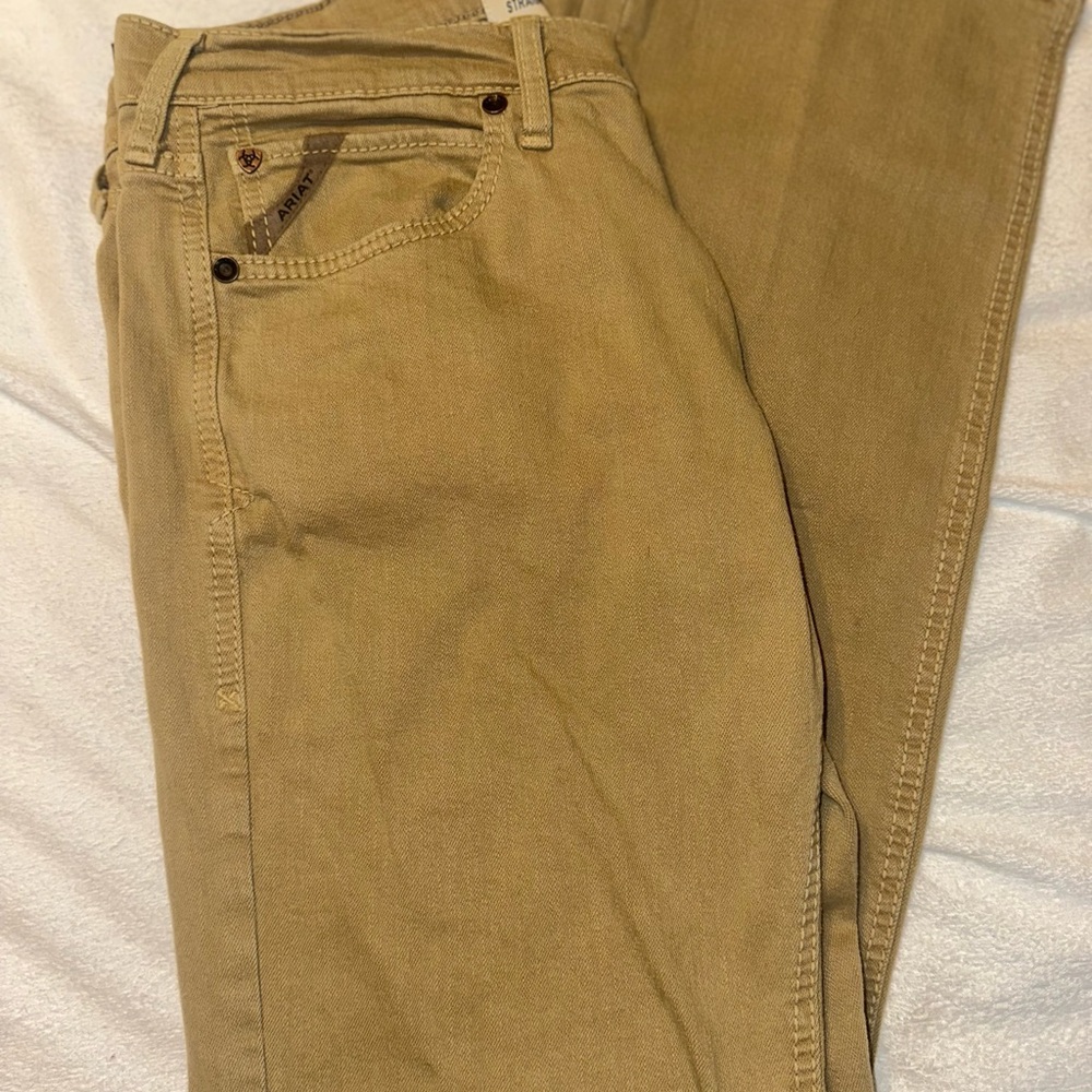 Men’s Ariat M7 Tan Slim Straight Pants